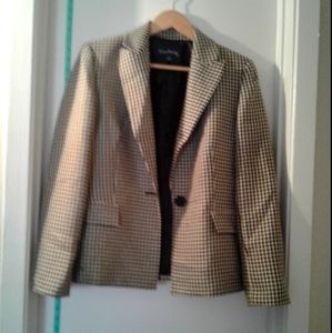 Evan Picone Herringbone Long Sleeve Blazer - Sz 10